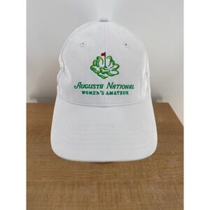 Augusta National Womens Amateur Ahead Golf Hat White UPF 50 Adjustable Cap